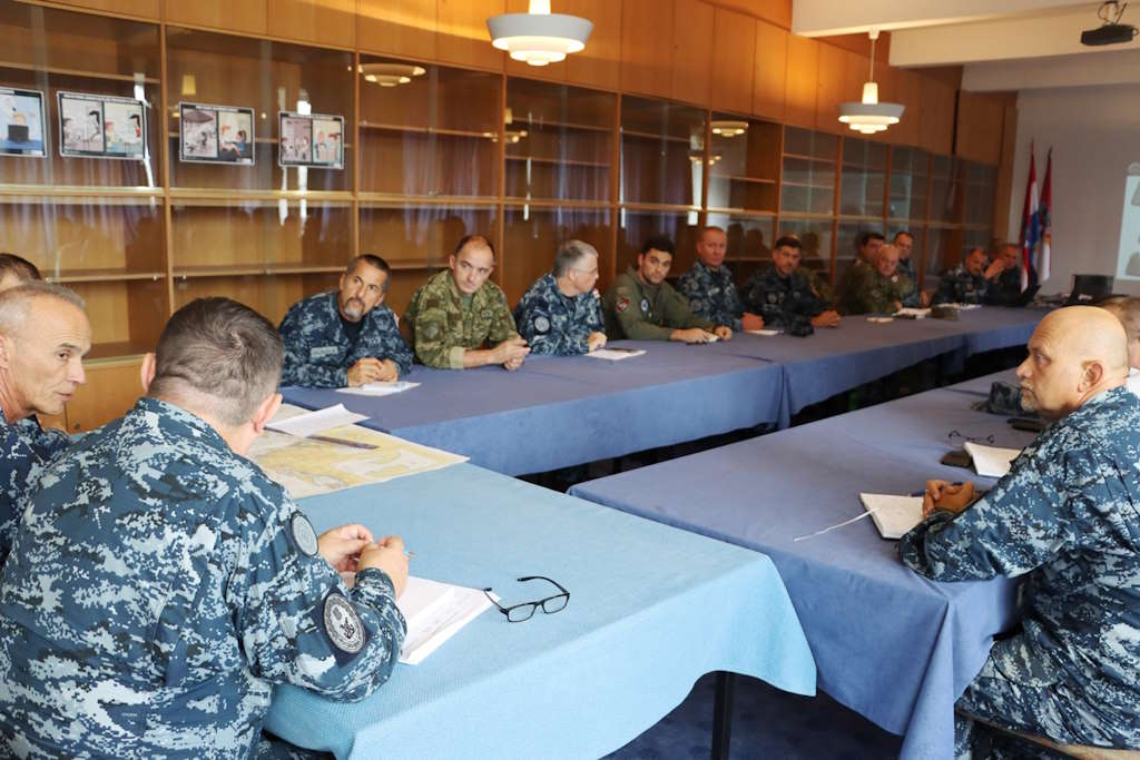 Completed coordination conference for military exercise "Harpun 24" with emphasis on combined naval operations of the Croatian Navy in the Central Adriatic