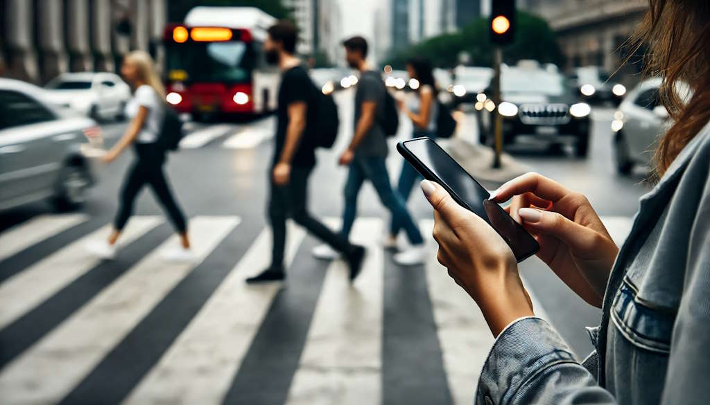 Sécurité des piétons dans les zones urbaines : les dangers de la distraction à la marche due aux téléphones mobiles augmentent le risque d