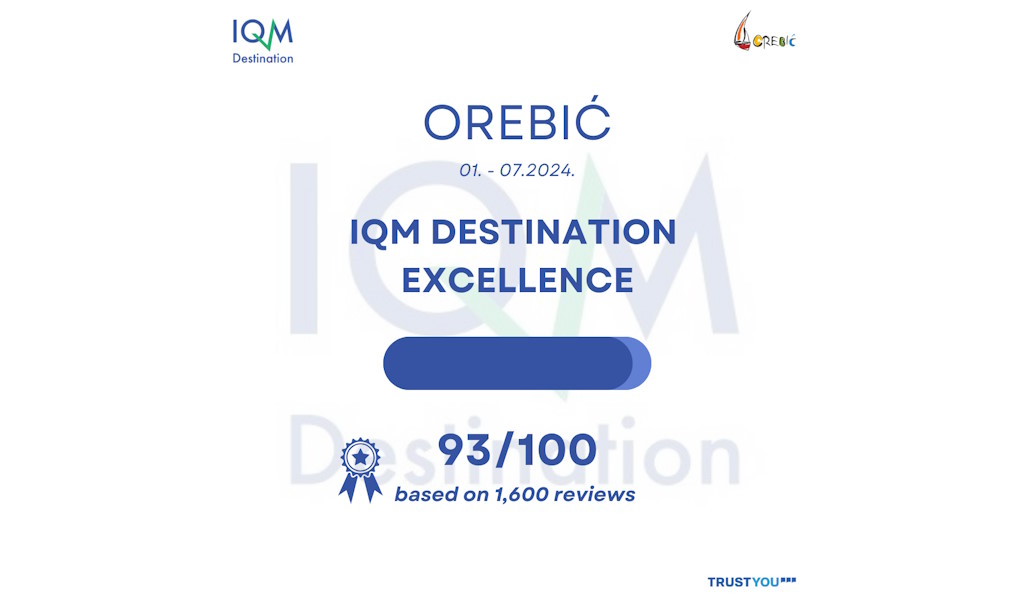 Orebic marks 120 years of tourism: high guest satisfaction encourages quality offer and maintenance of standards