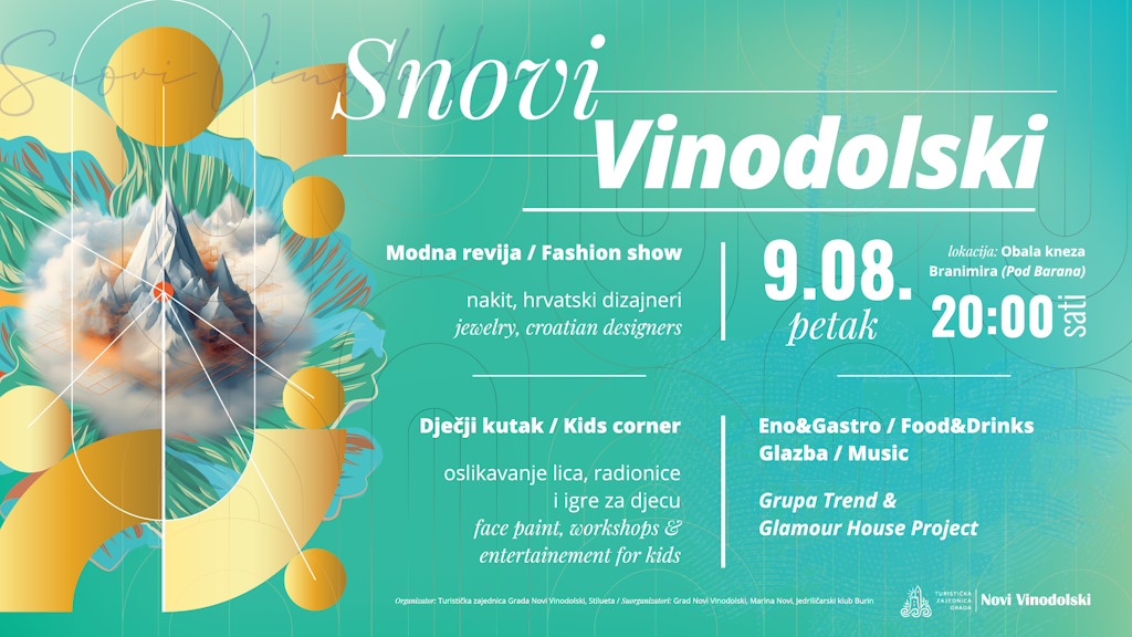 Diverse August in Novi Vinodolski: events, concerts and art exhibitions in a rich program for all generations of visitors