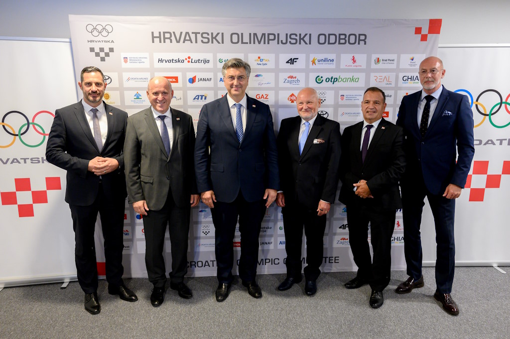 Prime Minister Andrej Plenkovic visited the new headquarters of the Croatian Olympic Committee in Zagreb and discussed preparations for the Olympic Games in Paris