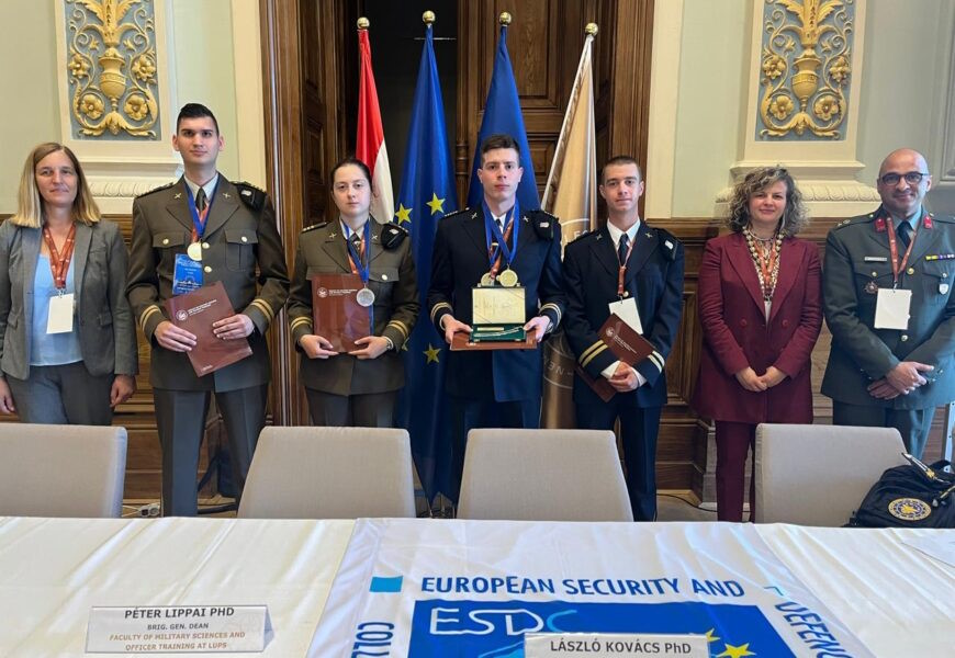 Cadets of the Croatian Military Academy won awards at the CSDP Olympics in Budapest