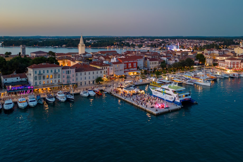 Poreč erzielte im Jahr 2024 eine Million touristische Nächte.