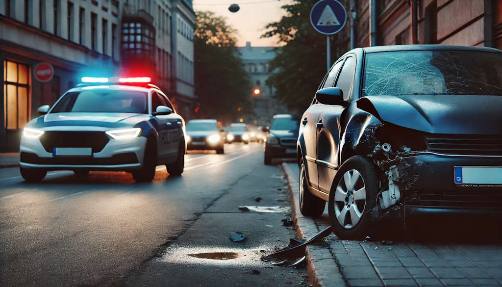 A driver with 2.21 percentile caused two traffic accidents and ended up in prison and a young man without a license was fined for driving under the influence of alcohol